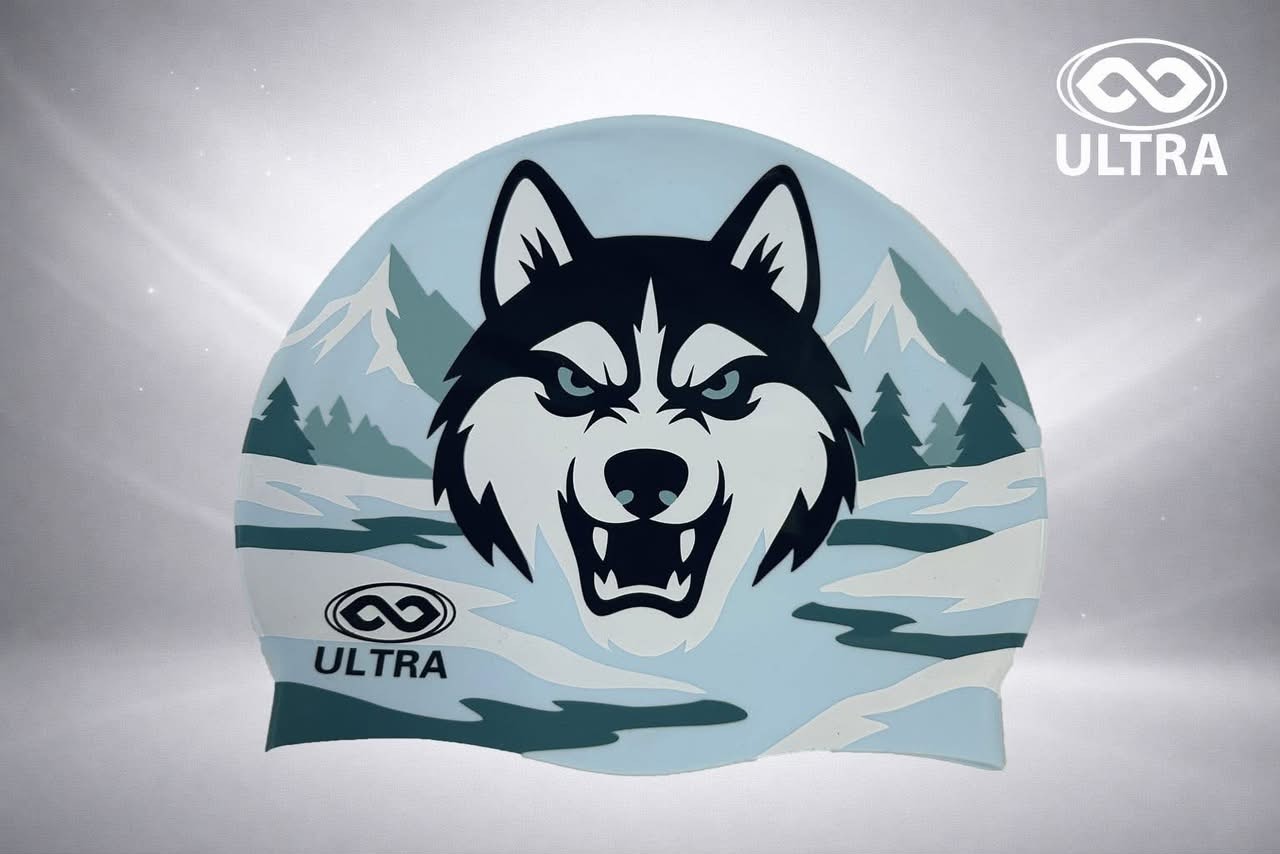 Blue Wolf Cap